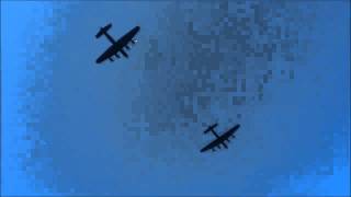 BBMF amp CWHM Lancasters at Henstridge Airfield 23082014 [upl. by Hebe]