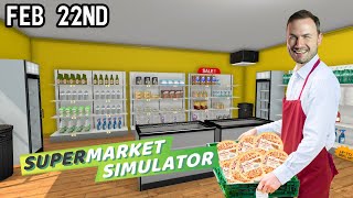 A First Look at Supermarket Simulator [upl. by Lexine]