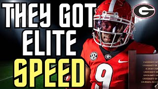 Dwight Phillips Jr Too FAST For The SEC  4⭐️ Georgia Bulldogs Running Back Recruit  Highlights [upl. by Aivirt]