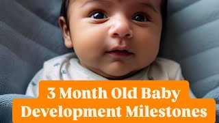 3 Month Old Baby Development Milestones baby facts development [upl. by Aika838]