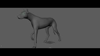 Dog Walk Cycle animation first attempt [upl. by Mortimer]