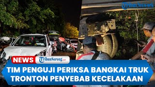 Tim Penguji Periksa Bangkai Truk Tronton Penyebab Kecelakaan Beruntun di Tol Cipularang KM 92 [upl. by Bran]