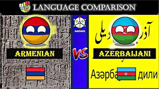 Armenian Vs Azerbaijani  Language Comparison [upl. by Notrom]