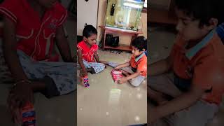 cute video 😊 kutties fun fight andjoined shortsviral [upl. by Horacio538]