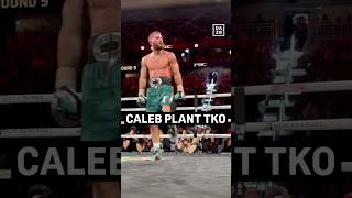 Caleb Plant wins by TKO 🥊 CaneloBerlanga boxing [upl. by Nithsa]