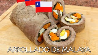 Arrollado de malaya matambre arrollado RECETA CHILENA  Come como príncipe [upl. by Linis321]