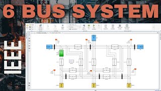 IEEE 6 Bus System using MATLAB Simulink Matlab [upl. by Lemrej]