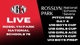 LIVE RUGBY ROSSLYN PARK NATIONAL SCHOOLS 7s  PITCH RE2 DAY 4 [upl. by Anayet]