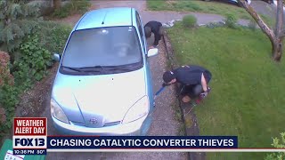 Cracking down on catalytic converter theives [upl. by Damahom]