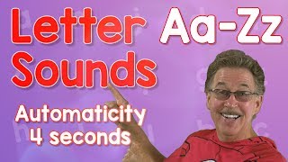 Letter Sounds Automaticity  Upper and Lower Case  4 Seconds  Jack Hartmann [upl. by Segalman]