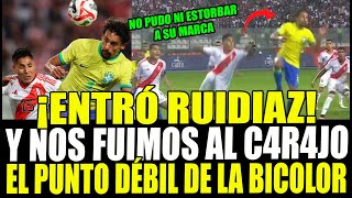 ¡FRUSTR4CIÓN RAÚL RUIDIAZ ES BLANCO DE CRITICAS TRAS DERROT4 ANTE BRASIL [upl. by Kan128]