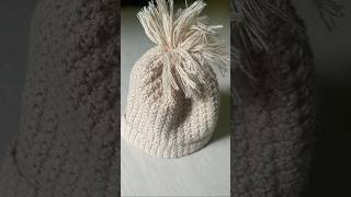 Crochet winter caphat crochet winterfashion wintercap music violin [upl. by Eyllib]