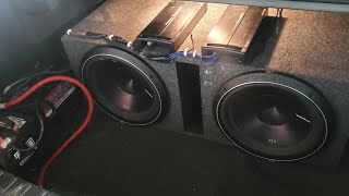 Rockford Fosgate P3 12s powered by 2 Power Acoustic Razor 2500 [upl. by Hajan]