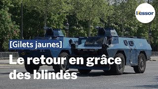 Dans la crise des Gilets jaunes Le retour en grâce des blindés de la Gendarmerie [upl. by Resee]