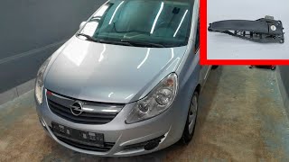 Opel Corsa Door Handle Removal step by step [upl. by Jared41]