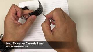 Ceramic Link Watch Bands Adjustment  Ceramic Link Watch Bands Adjustment Tool for Apple Watch [upl. by Lauri267]