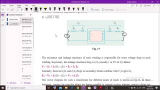 11 Transformer with Resistance and Leakage Reactance [upl. by Spiegleman874]