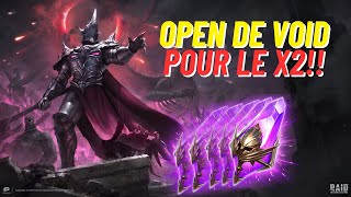 OPEN CHEZ TOUT LE MONDE POUR LE X2 VOID RAID SHADOW LEGENDS [upl. by Terbecki216]