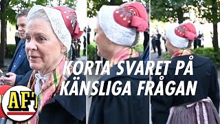 Magdalena Anderssons korta svar om partiledarfrågan ”Tack så mycket” [upl. by Lidaa]