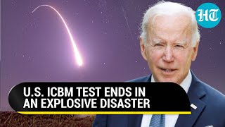 US ICBM test ends in disaster just days after Hypersonic missile test failed  Explained [upl. by Porche347]