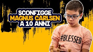 A 10 ANNI BATTE IL CAMPIONE DEL MONDO ORO VS CARLSEN [upl. by Meeks554]