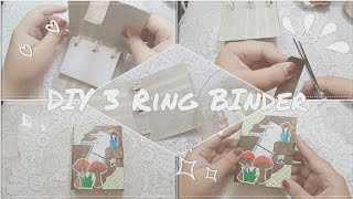 How to Make 3 Ring Binder  DIY 3 Ring Binder [upl. by Aydin551]