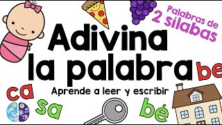 Adivina la palabra  Empieza con y termina con  Ejercicio para Aprender a leer y escribir  Minders [upl. by Malin]