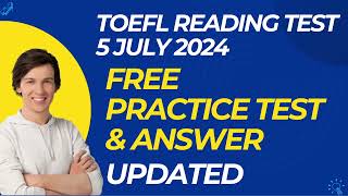 TOEFL Reading Practice Test With Answers 5 July 2024 [upl. by Aluino]