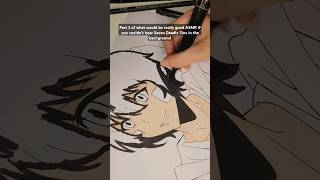 😂 art sevendeadlysins drawing asmr sololeveling [upl. by Thomasin683]