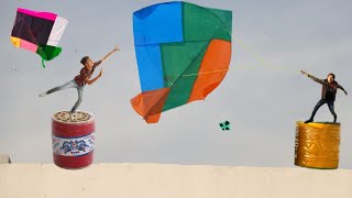 Pari Kite Caught Vs Kite Caught With Trees [upl. by Alliuqat]