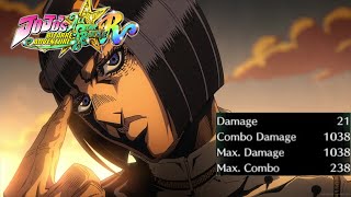 JJBA ASBR Bruno 100 TOD Combo1038 Damage [upl. by Aierdna]