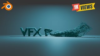 Stylized Text Transition  Blender VFX Tutorial In HINDI [upl. by Hasin]