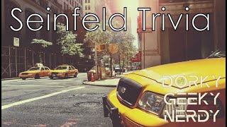 Seinfeld Trivia 🏙️🚕🎤 [upl. by Loftus]