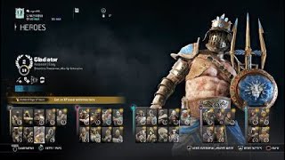 For Honor Gladiator New Execution Hero Fest [upl. by Artinek]