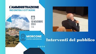 Lamministrazione incontra i cittadini interventi dal pubblico 2 di 4 [upl. by Lahcim831]