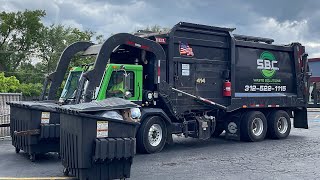 SBC Battle  ACX Heil Commercial Front Load Garbage Trucks [upl. by Monsour]