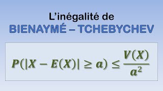 TG  P32  LOI DES GRANDS NOMBRES  Inégalité de Bienaymé Tchebychev [upl. by Fante]