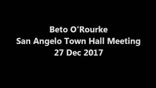 BETO Town Hall Meeting San Angelo TX [upl. by Asserac510]