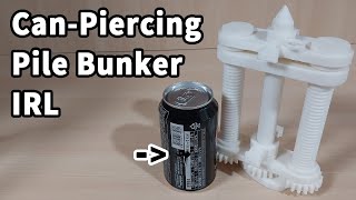 Making Pile Bunker In Real Life [upl. by Toney]