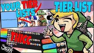 Smash Bros Ultimate Tier List Based on EVERYONES TIER LIST [upl. by Trahern855]