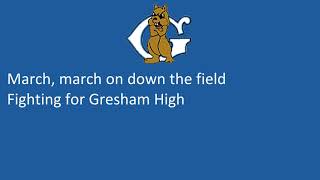 Gresham High Schools quotGHS Fight Songquot Oregon [upl. by Moll]