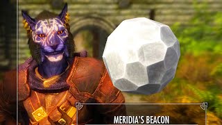 Inigos hand touches the Meridias beacon Skyrim Anniversary Edition [upl. by Tarrah]