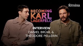 Interview de Daniel Brühl et Théodore Pellerin pour la série « Becoming Karl Lagerfeld » [upl. by Merritt]