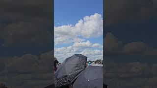 Tiger Moth G I Flight arrives At Old Buckenham Airshow [upl. by Nirhtak893]