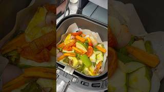 Creamy Pasta in AirFryer with Hidden Veggies healthyrecipes airfryer airfryerrecipes [upl. by Aridni]