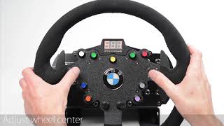 Fanatec Wheel center Calibration [upl. by Nilyak]