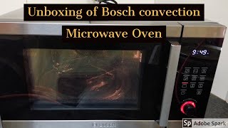 Unboxing Bosch Convection Microwave oven 28L HMB45C453X First Video frylite [upl. by Trinetta489]