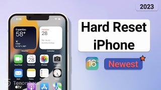 Full Guide How to Hard Reset iPhone 2023 Newest All iPhone [upl. by Morissa173]