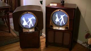 A Pair of 1950 Zenith Porthole TVs [upl. by Berman]