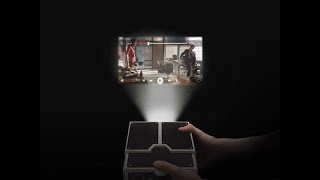 الحلقة49 طريقة صنع بروجكتور او شاشة عرض بواسطة كرتون و هاتف  How To Make DIY Phone Projector [upl. by Ettenim520]